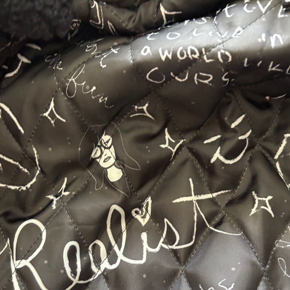 Dolls Kill X Daria Plaid Fleece Jacket with Graphic Design - Picture 12 of 13